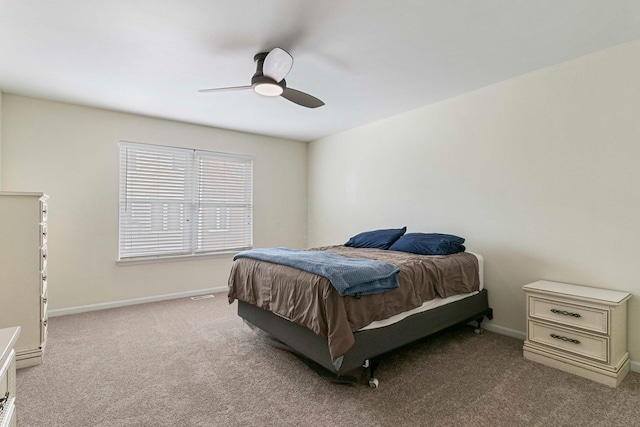 9207 E Prairie Rd, Evanston, IL 60203 - bedroom featuring carpet flooring and a ceiling fan