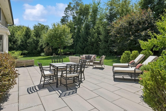 821 Sandstone Dr, Libertyville, IL 60048 - view of patio / terrace featuring outdoor lounge area and outdoor dining area
