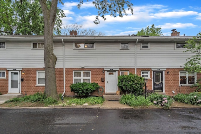817 Hibbard Rd Unit D, Wilmette, IL 60091 - multi unit property with a chimney and brick siding
