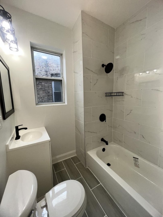 4047 W Adams St, Chicago, IL 60624 - bathroom with vanity and bathtub / shower combination