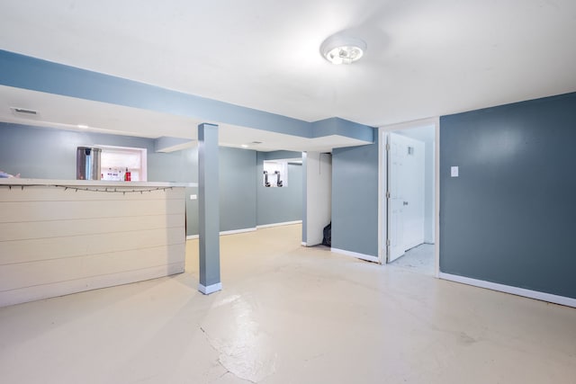 7545 S Ridgeland Ave, Chicago, IL 60649 - finished basement featuring baseboards
