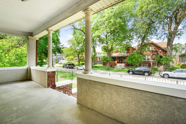 7545 S Ridgeland Ave, Chicago, IL 60649 - porch featuring a residential view