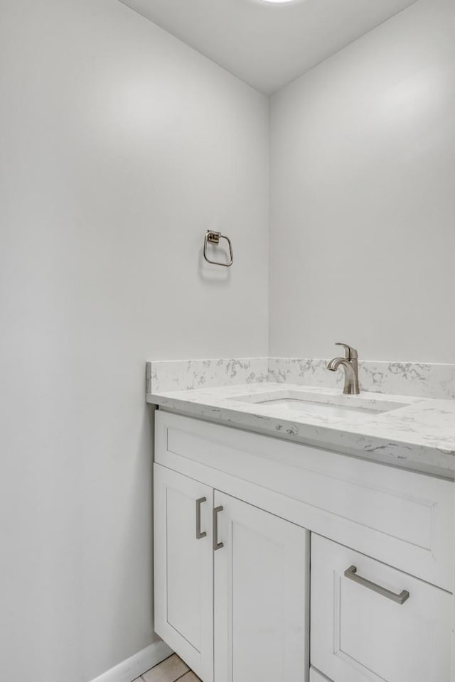17525 W Walnut Ln, Gurnee, IL 60031 - bathroom featuring vanity and baseboards