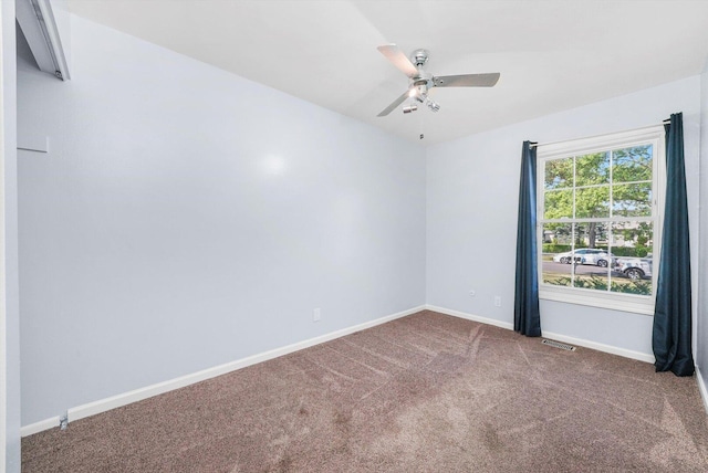 13659 W Cedarbend Dr, Homer Glen, IL 60491 - spare room with carpet flooring and a ceiling fan