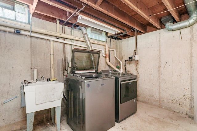 13659 W Cedarbend Dr, Homer Glen, IL 60491 - washroom with separate washer and dryer