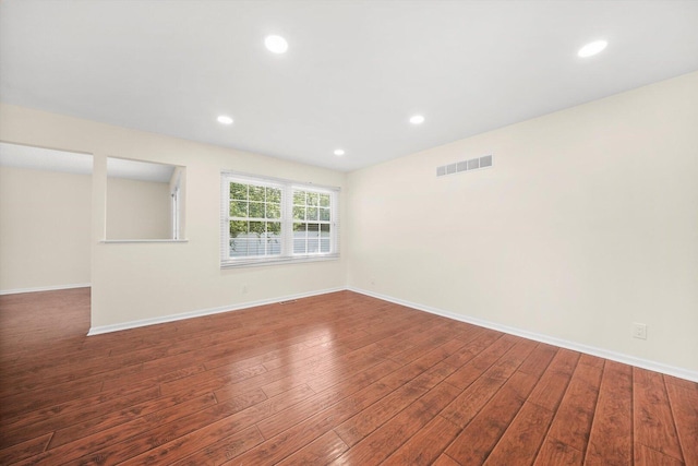 13659 W Cedarbend Dr, Homer Glen, IL 60491 - spare room featuring hardwood / wood-style floors and recessed lighting