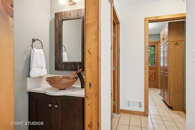 723 N River Rd, Algonquin, IL 60102 - bathroom featuring vanity and tile patterned flooring