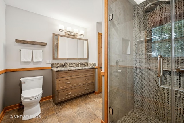723 N River Rd, Algonquin, IL 60102 - bathroom with vanity and a shower stall