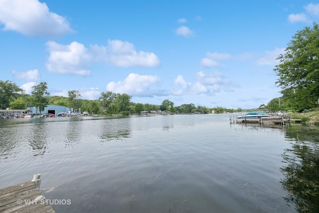 723 N River Rd, Algonquin, IL 60102 - water view featuring a dock