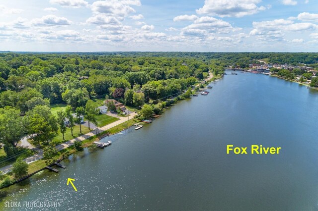 723 N River Rd, Algonquin, IL 60102 - aerial view of a forest and a nearby body of water