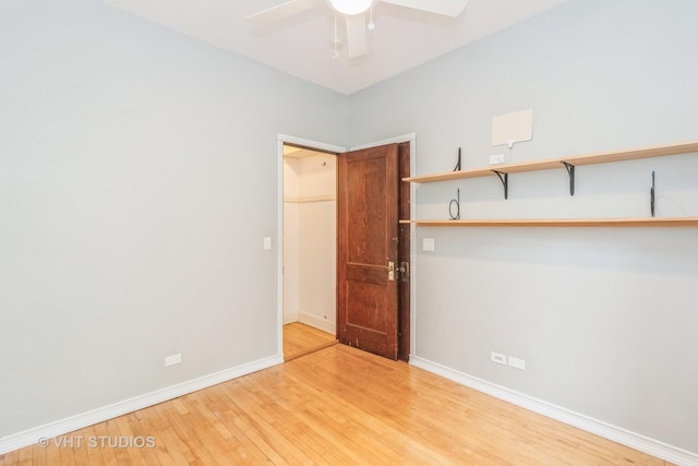 1133 N Spaulding Ave, Chicago, IL 60651 - unfurnished room featuring wood finished floors and a ceiling fan