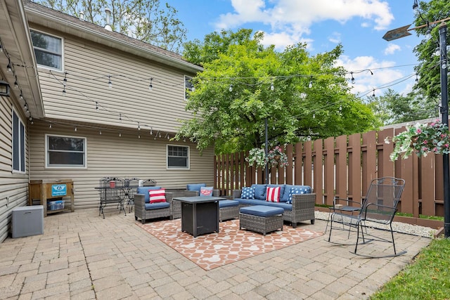 525 Palmer Ave, Aurora, IL 60506 - view of patio with an outdoor living space