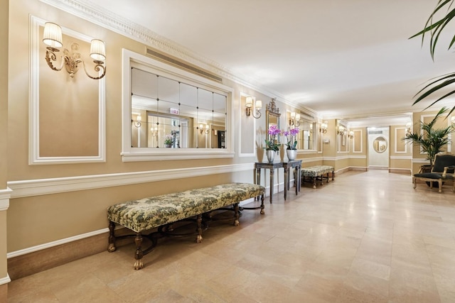 219 E Lake Shore Dr Unit 8C, Chicago, IL 60611 - common area featuring crown molding