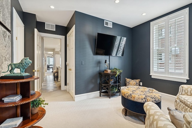 219 E Lake Shore Dr Unit 8C, Chicago, IL 60611 - carpeted living area with recessed lighting