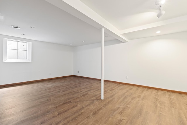 5357 Winding Creek Dr Unit 5357, Rockford, IL 61114 - basement with light wood-type flooring