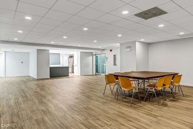 3150 N Lake Shore Dr Unit 29F, Chicago, IL 60657 - dining space with light wood-style floors and recessed lighting