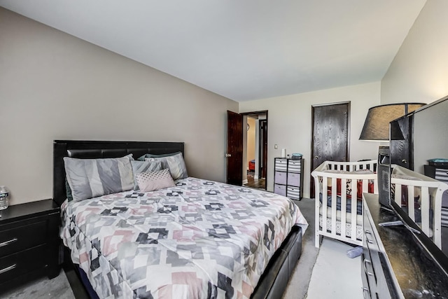 5113 N E River Rd Unit 1M, Chicago, IL 60656 - bedroom with finished concrete flooring