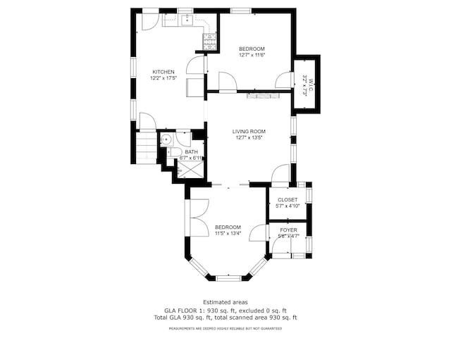 127 N W St, Wheaton, IL 60187 - view of room layout