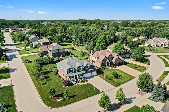 13616 S Erin Dr, Homer Glen, IL 60491 - aerial perspective of suburban area