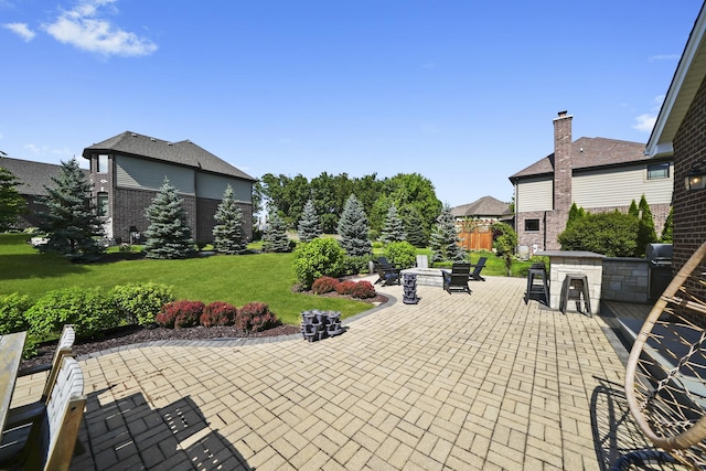 13616 S Erin Dr, Homer Glen, IL 60491 - view of patio / terrace with area for grilling