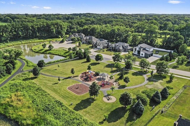13616 S Erin Dr, Homer Glen, IL 60491 - aerial view of a nearby body of water and a forest