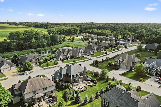 13616 S Erin Dr, Homer Glen, IL 60491 - aerial view of residential area with a nearby body of water