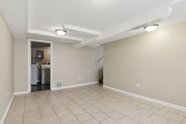 9832 S Oglesby Ave, Chicago, IL 60617 - finished below grade area with washer / clothes dryer and stairs