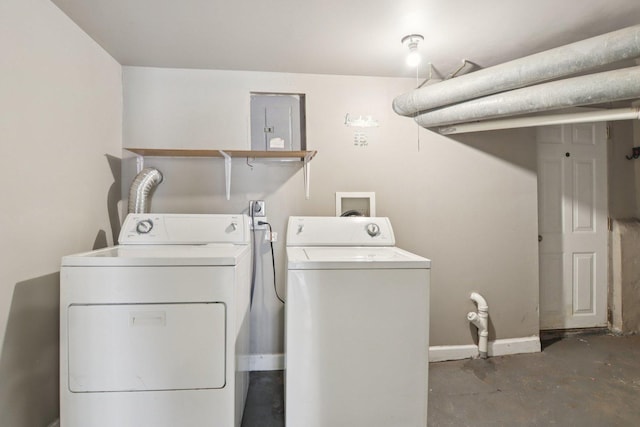 9832 S Oglesby Ave, Chicago, IL 60617 - washroom featuring independent washer and dryer and electric panel