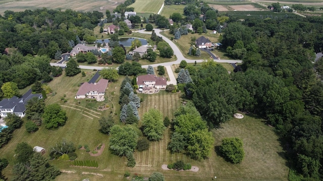 14N924 White Pines Ln, Hampshire, IL 60140 - aerial view of property and surrounding area featuring rural landscape