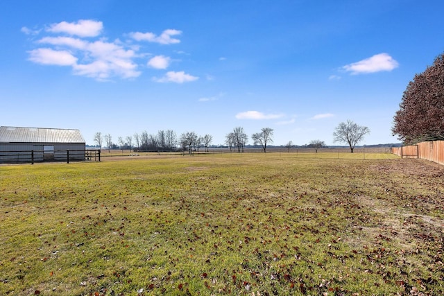 17707 W 113th Hwy, Custer Park, IL 60481 - view of yard featuring a view of rural / pastoral area, a pole building, and an outbuilding
