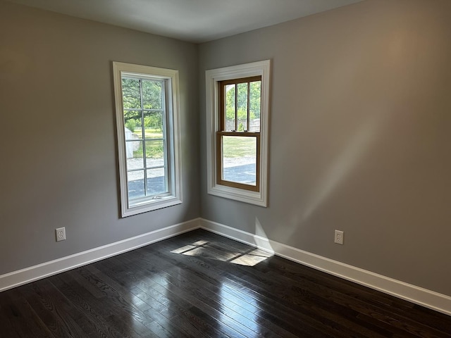 2212 N 2829th Rd, Marseilles, IL 61341 - empty room with baseboards and dark wood-style floors