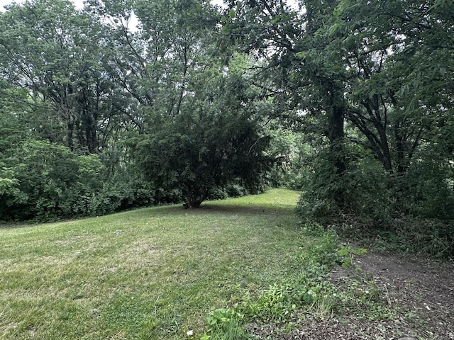 2212 N 2829th Rd, Marseilles, IL 61341 - view of grassy yard with a forest view
