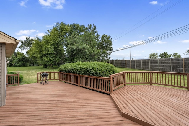 747 Jamestowne Ct, Sleepy Hollow, IL 60118 - view of wooden deck