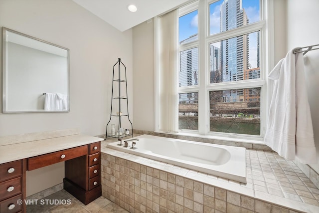 417 E N Water St, Chicago, IL 60611 - bathroom with a bath and vanity