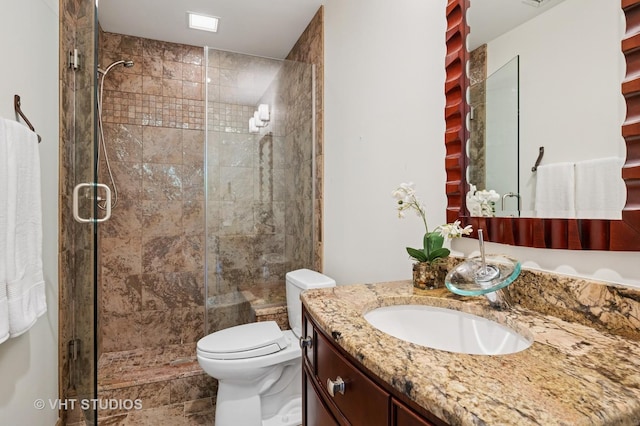 417 E N Water St, Chicago, IL 60611 - bathroom featuring vanity and a stall shower