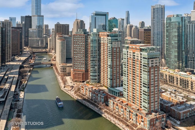 417 E N Water St, Chicago, IL 60611 - skyline view featuring a nearby body of water and a notable bridge