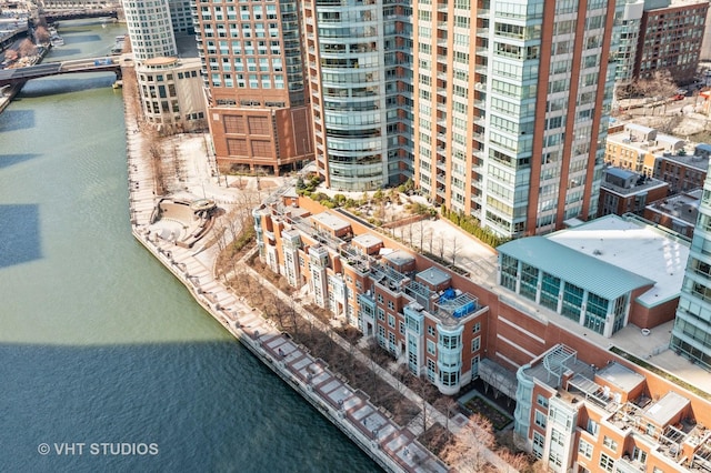 417 E N Water St, Chicago, IL 60611 - view of urban area with a large body of water and a notable bridge