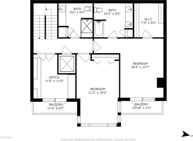 417 E N Water St, Chicago, IL 60611 - view of room layout