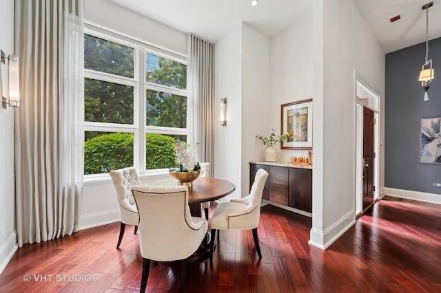 417 E N Water St, Chicago, IL 60611 - dining room with healthy amount of natural light and dark wood-style flooring