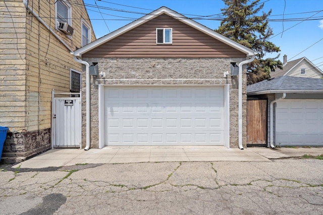 2317 W 50th St, Chicago, IL 60609 - detached garage featuring cooling unit