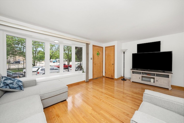 2317 W 50th St, Chicago, IL 60609 - living area with light wood-style flooring