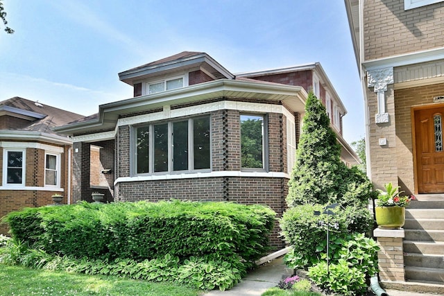 7851 W Cressett Dr, Elmwood Park, IL 60707 - view of property exterior featuring brick siding