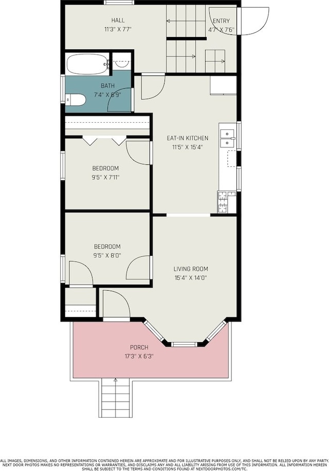 28 W 112th St, Chicago, IL 60628 - view of floor plan / room layout