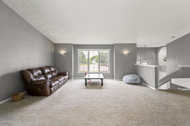 6072 Nimtz Ct, Loves Park, IL 61111 - carpeted living room featuring baseboards