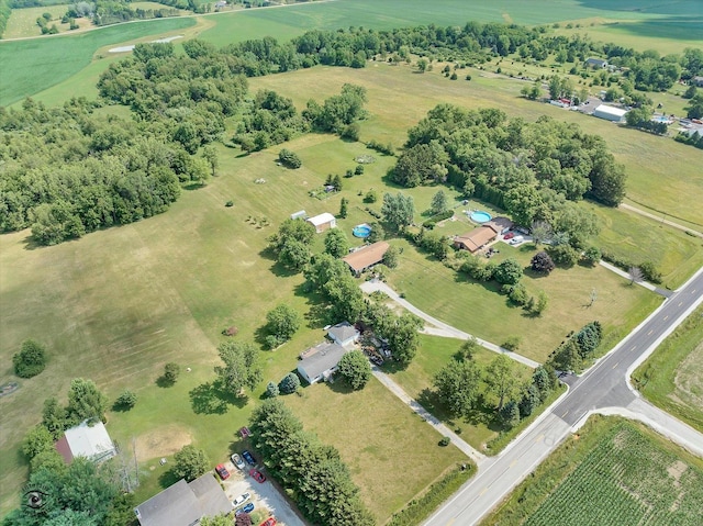 944 E County Line Rd, Beecher, IL 60401 - aerial view of property and surrounding area featuring rural landscape