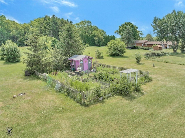 944 E County Line Rd, Beecher, IL 60401 - view of yard featuring a storage unit and a view of countryside