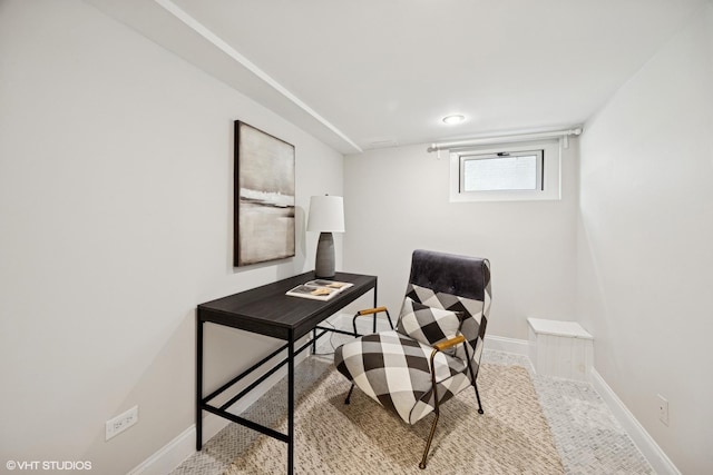 4628 Grand Ave, Western Springs, IL 60558 - home office featuring baseboards