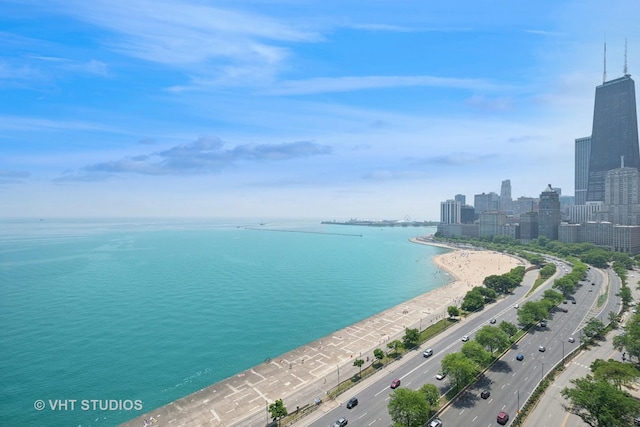 1300 N Lake Shore Dr Unit 21D, Chicago, IL 60610 - water view with city skyline