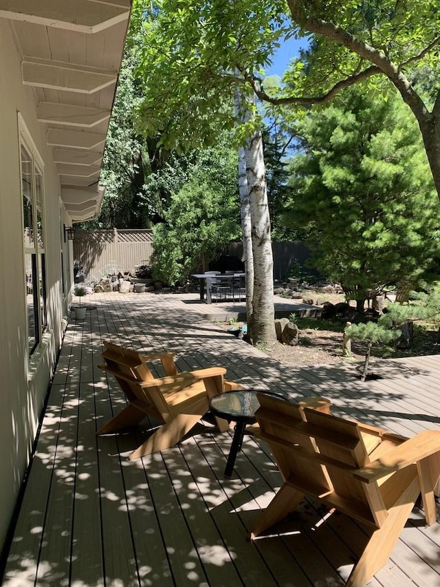 743 Dundee Ave, Barrington, IL 60010 - wooden deck with outdoor dining space