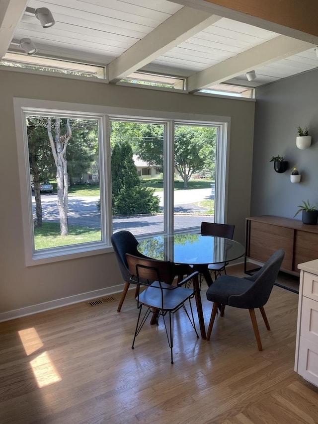 743 Dundee Ave, Barrington, IL 60010 - dining room with healthy amount of natural light and light wood finished floors
